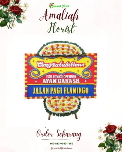 Bunga Papan Congratulation di Danurejo